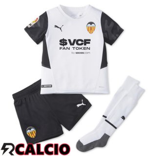 Prima Maglia FC Valencia Bambino Bianco 2021/2022