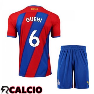 Prima Maglia Crystal Palace (GUEHI 6) Bambino Rosso/Blu 2021 2022