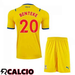 Seconda Maglia Crystal Palace (BENTEKE 20) Bambino Giallo 2021 2022