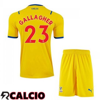 Seconda Maglia Crystal Palace (GALLAGHER 23) Bambino Giallo 2021 2022