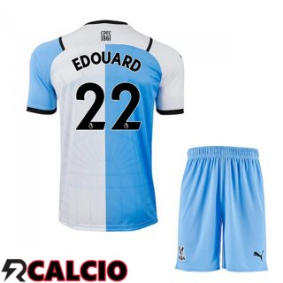 Terza Maglia Crystal Palace (EDOUARD 22) Bambino Terza Bianco/Blu 2021 2022
