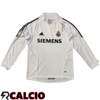 Prima Maglia Real Madrid Manica Lunga Retro 2005-2006  Prima Maglia Real Madrid Manica Lunga Retro 2005-2006