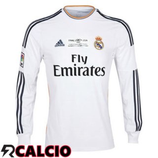 Prima Maglia Real Madrid Manica Lunga Retro 2013-2014  Prima Maglia Real Madrid Manica Lunga Retro 2013-2014