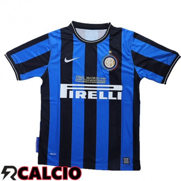Prima Maglia Inter Milan Retro Blu Nero 2009-2010  Prima Maglia Inter Milan Retro Blu Nero 2009-2010