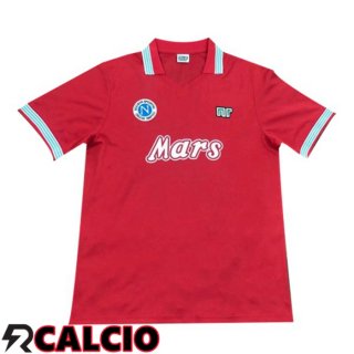 Terza Maglia SSC Napoli Terza Retro Retro Rosso 1988-1989