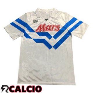 Seconda Maglia SSC Napoli Retro Bianco 1988-1989