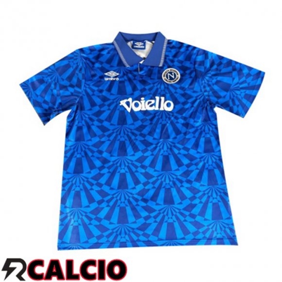 Prima Maglia SSC Napoli Retro Blu 1991-1993  Prima Maglia SSC Napoli Retro Blu 1991-1993