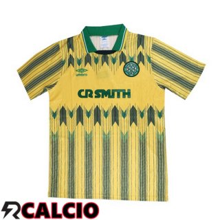 Seconda Maglia Celtic FC Retro Yellow Retro Giallo 1991-1992  Seconda Maglia Celtic FC Retro Yellow Retro Giallo 1991-1992