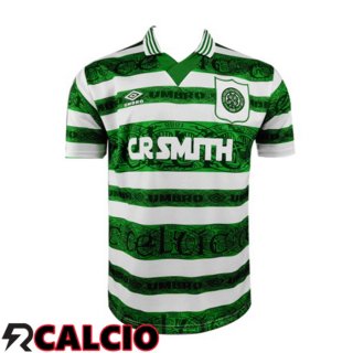 Prima Maglia Celtic FC Retro Verde Bianco 1995-1997  Prima Maglia Celtic FC Retro Verde Bianco 1995-1997