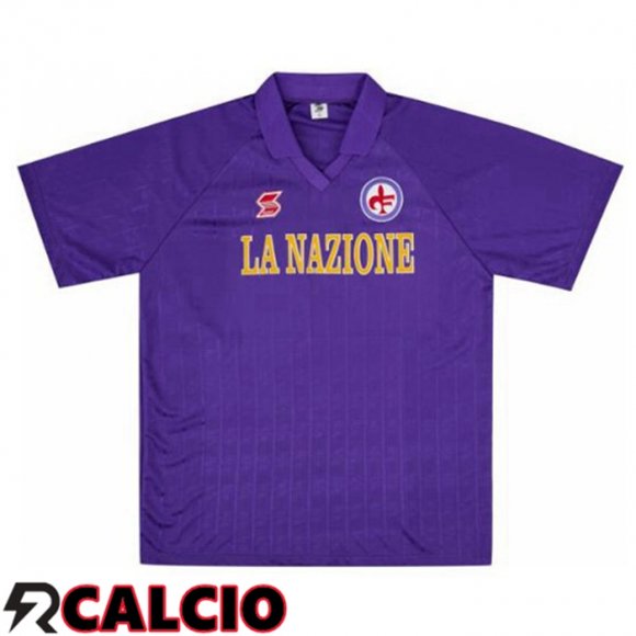 Prima Maglia ACF Fiorentina Retro Viola 1989-1990  Prima Maglia ACF Fiorentina Retro Viola 1989-1990