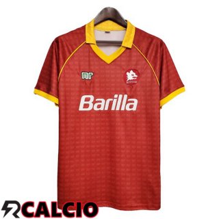 Prima Maglia AS Roma Retro Rosso 1990-1991  Prima Maglia AS Roma Retro Rosso 1990-1991