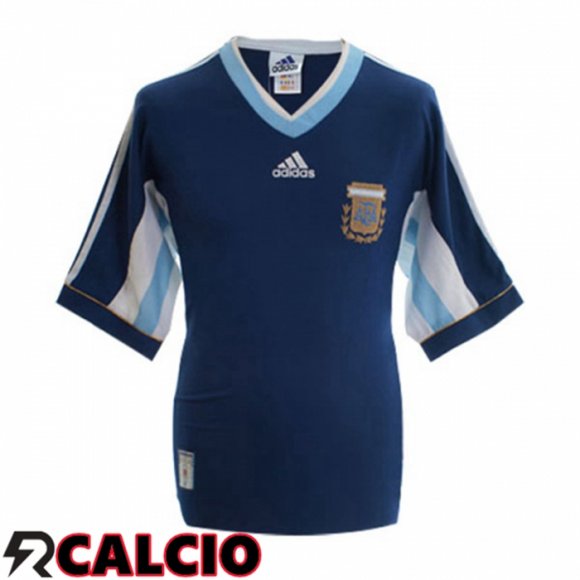 Seconda Maglia Copa Del Mundo Argentina Retro Blu 1998
