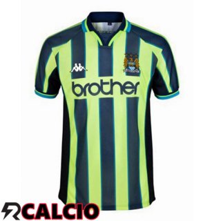 Seconda Maglia Manchester City Retro Verde 1998-1999  Seconda Maglia Manchester City Retro Verde 1998-1999