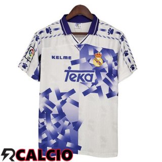 Terza Maglia Real Madrid Terza Retro Blu Bianco 1996-1997  Terza Maglia Real Madrid Terza Retro Blu Bianco 1996-1997