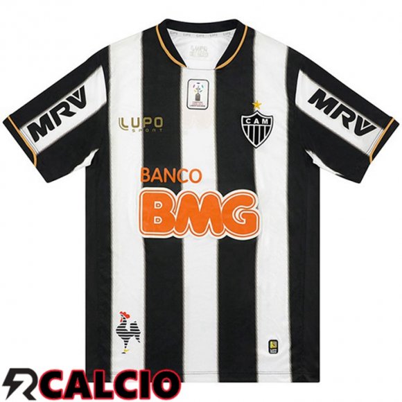 Prima Maglia Atletico Mineiro Retro Nero Bianco 2013  Prima Maglia Atletico Mineiro Retro Nero Bianco 2013