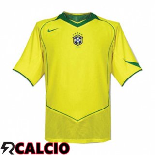 Prima Maglia Brasile Retro Giallo 2004  Prima Maglia Brasile Retro Giallo 2004