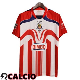 Prima Maglia CD Guadalajara Retro Rosso 2006-2007  Prima Maglia CD Guadalajara Retro Rosso 2006-2007