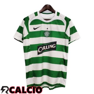 Prima Maglia Celtic FC Retro Verde Bianco 2005-2006  Prima Maglia Celtic FC Retro Verde Bianco 2005-2006