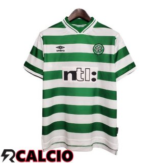 Prima Maglia Celtic FC Retro Verde Bianco 1999-2000  Prima Maglia Celtic FC Retro Verde Bianco 1999-2000