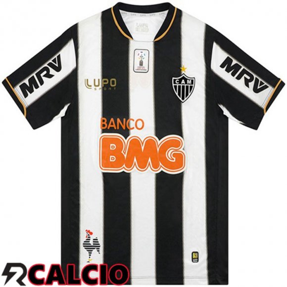 Prima Maglia Atletico Mineiro Retro Nero Bianco 2013  Prima Maglia Atletico Mineiro Retro Nero Bianco 2013