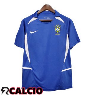 Seconda Maglia Brasile Retro Blu 2002  Seconda Maglia Brasile Retro Blu 2002