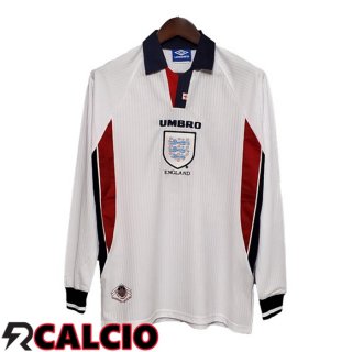 Prima Maglia Inghilterra Retro Manica Lunga Bianco 1998  Prima Maglia Inghilterra Retro Manica Lunga Bianco 1998