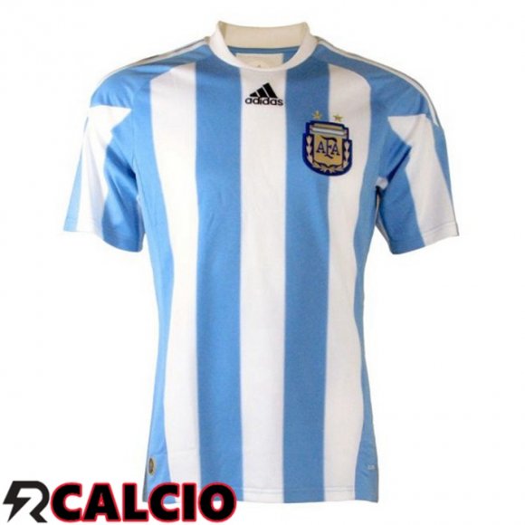 Prima Maglia Argentina Retro Retro Blu Bianco 2010  Prima Maglia Argentina Retro Retro Blu Bianco 2010