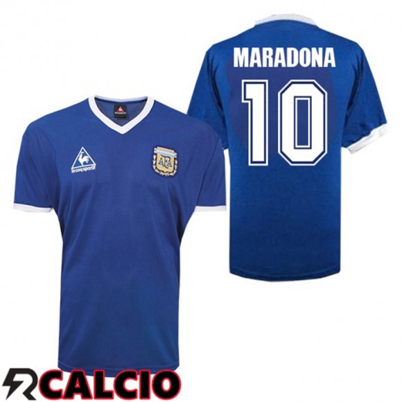 Seconda Maglia Argentina Retro MARADONA #10 1986  Seconda Maglia Argentina Retro MARADONA #10 1986