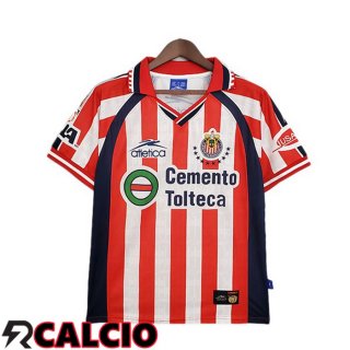 Prima Maglia CD Guadalajara Retro Rosso Bianco 1999-2000  Prima Maglia CD Guadalajara Retro Rosso Bianco 1999-2000