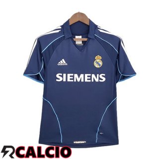 Seconda Maglia 2005-2006 Real Madrid Retro Blu  Seconda Maglia 2005-2006 Real Madrid Retro Blu