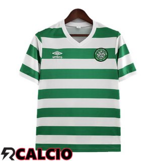 Prima Maglia Celtic FC Retro Verde Bianco 1980-1981  Prima Maglia Celtic FC Retro Verde Bianco 1980-1981