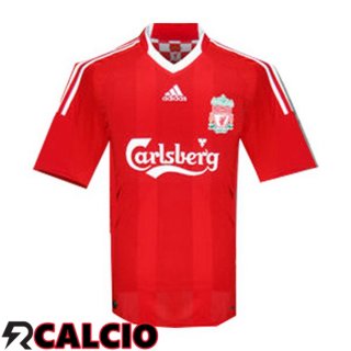 Prima Maglia FC Liverpool Retro Rosso 2008-2009  Prima Maglia FC Liverpool Retro Rosso 2008-2009