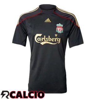Seconda Maglia FC Liverpool Retro Nero 2009-2010  Seconda Maglia FC Liverpool Retro Nero 2009-2010