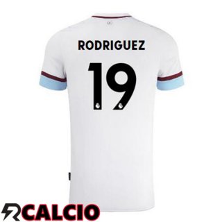 Seconda Maglia Burnley (RODRIGUEZ 19) Bianco Marron 2021 2022