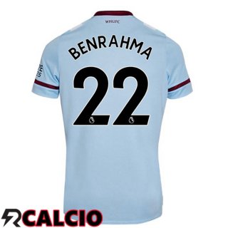 Seconda Maglia West Ham United (BENRAHMA 22) Blu 2021 2022