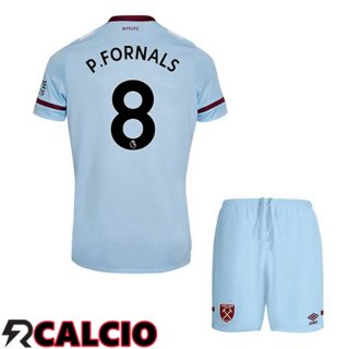 Seconda Maglia West Ham United (P.FORNALS 8) Bambino Blu 2021 2022
