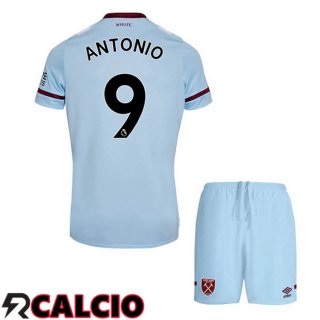 Seconda Maglia West Ham United (ANTONIO 9) Bambino Blu 2021 2022
