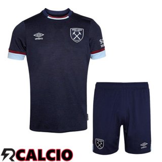 Terza Maglia West Ham United Bambino Terza Blu 2021 2022