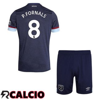 Terza Maglia West Ham United (P.FORNALS 8) Bambino Terza Blu 2021 2022