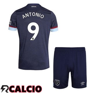 Terza Maglia West Ham United (ANTONIO 9) Bambino Terza Blu 2021 2022