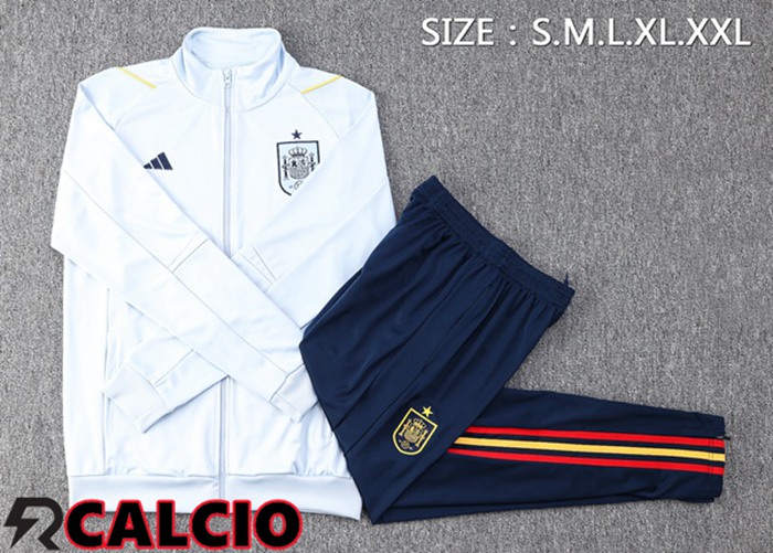 Insieme Tuta Calcio - Giacca Spagna Blu 2023/2024