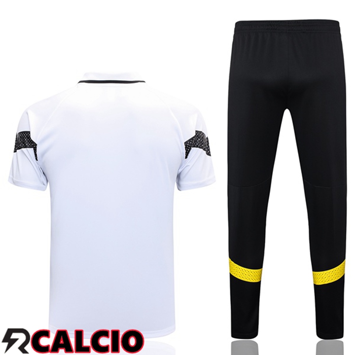 Maglia Polo Dortmund BVB + Pantaloni Bianco 2023/2024