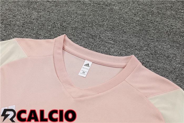 T Shirt Allenamento Lyon + Pantaloncini Rosa 2023/2024