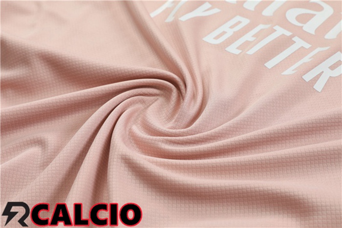 T Shirt Allenamento Lyon + Pantaloncini Rosa 2023/2024
