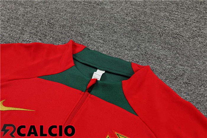 Insieme Tuta Calcio Portogallo Rosso 2023/2024