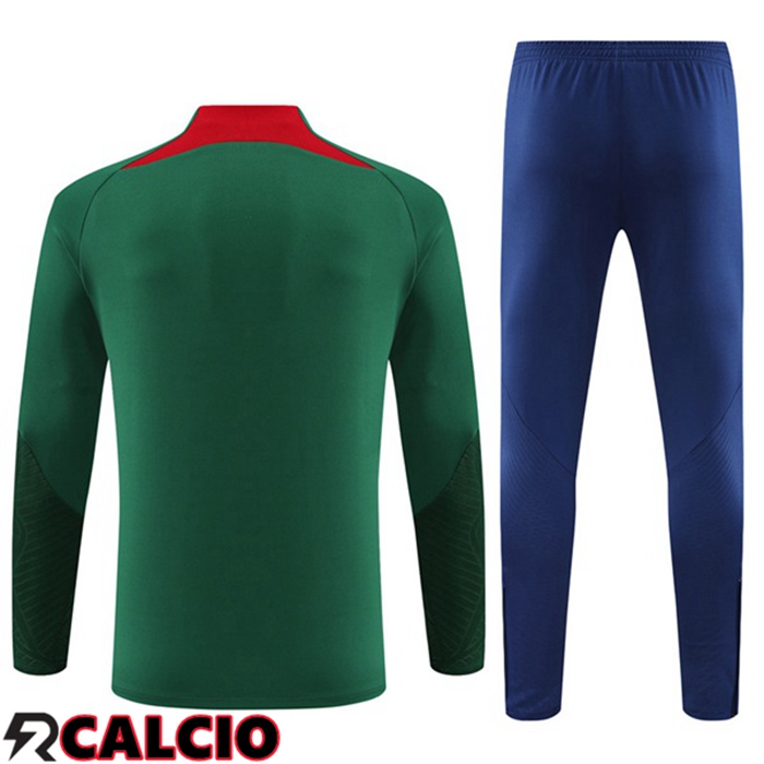 Insieme Tuta Calcio Portogallo Verde 2023/2024