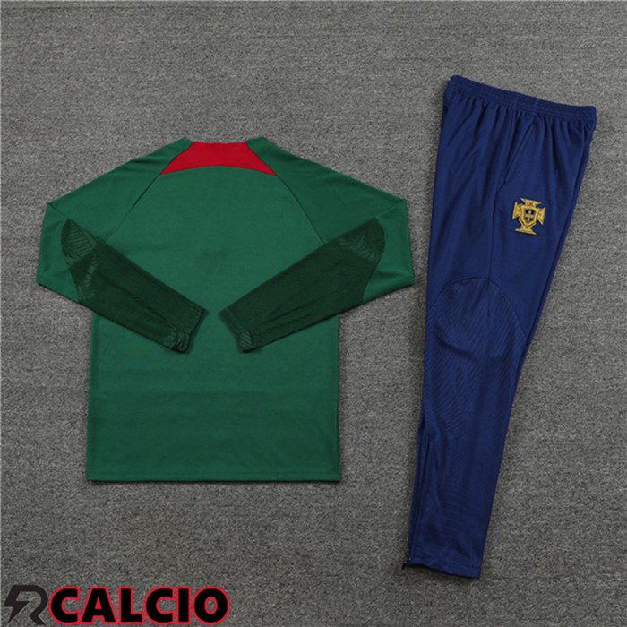 Insieme Tuta Calcio Portogallo Verde 2023/2024