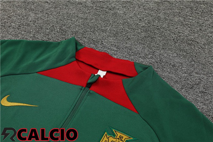 Insieme Tuta Calcio Portogallo Verde 2023/2024