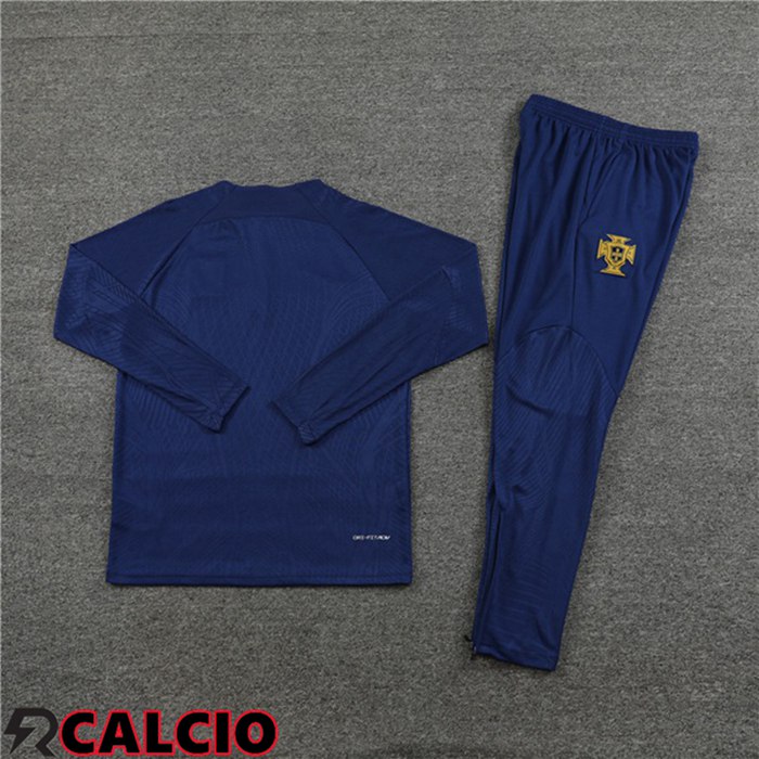 Insieme Tuta Calcio Portogallo Blu Reale 2023/2024