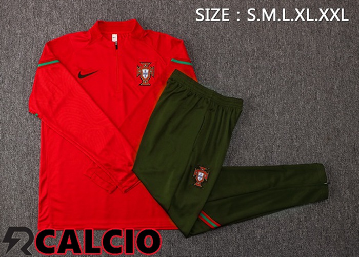Tuta Calcio Portogallo Rosso 2021/2022